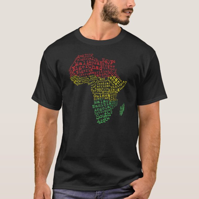 T-SHIRT L'AFRIQUE N'EST PAS UN PAYS : 2 (Devant)