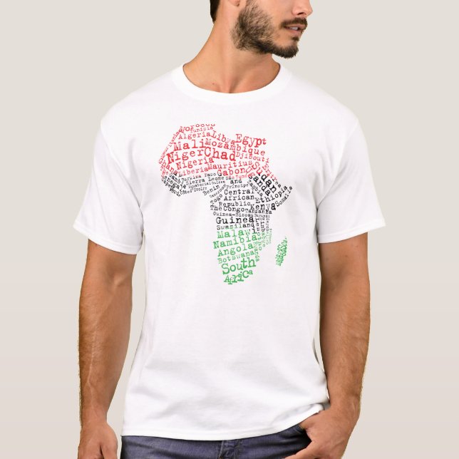T-SHIRT L'AFRIQUE N'EST PAS UN PAYS : 2 (Devant)