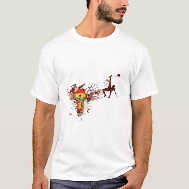T-shirt L'Afrique pour l'Afrique par la Partie de jambes (Devant)