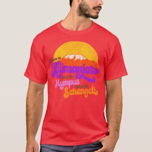 T-shirt L'AFRIQUE Toto Paroles Assurément Du Kilimandjaro