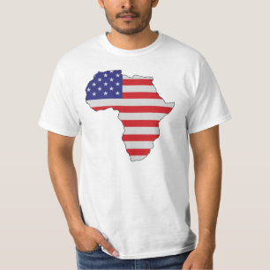 T-shirt L'Afro-américain Afrique Etats-Unis diminuent