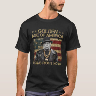 T-shirt L'âge d'or de l'Amérique commence dès maintenant T