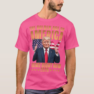 T-shirt L'Âge D'Or De L'Amérique Commence Maintenant 2025