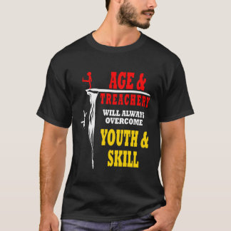 T-shirt L'âge et la traîtrise l'emporteront toujours sur d