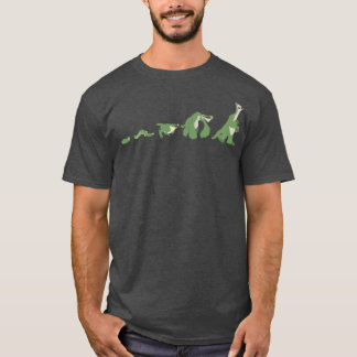T-shirt L'âge glaciaire a marqué la Sloth Evolution en cou