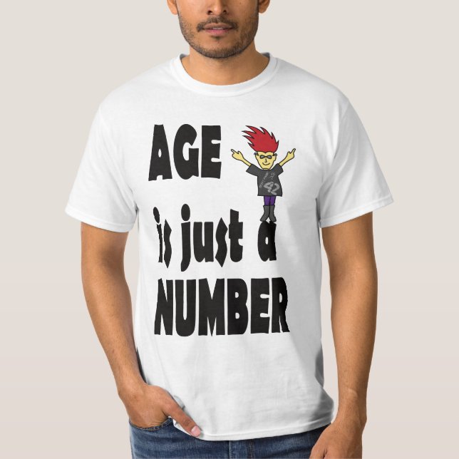 T-shirt l'âge n'est qu'un nombre (Devant)