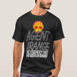 T-SHIRT L'AGENT ORANGE LE FEU AMILIAL QUI CONSERVE LE BURN