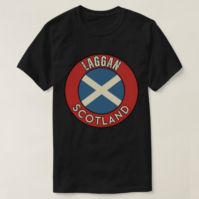 T-shirt Laggan, Écosse (Design devant)