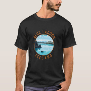 T-shirt Lagon Bleu Islande Manipulé Cercle long
