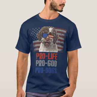 T-shirt Lagotti Romagnoli Anti-avortement Pro God Pro Chie
