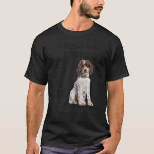 T-shirt Lagotto Romagnolo Dit Maman Papa Imprimer, Italien