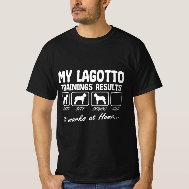 T-shirt Lagotto Romagnolo Dog Trainings Results Funny (Devant)