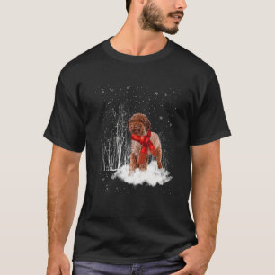 T-shirt Lagotto Romagnolo Neige - Nice Chien Noël T