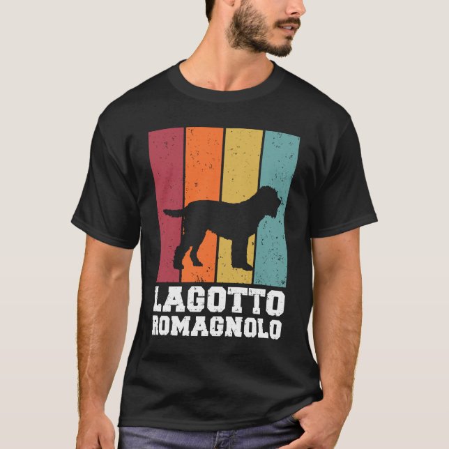 T-shirt Lagotto romagnolo Vintage  2 (Devant)