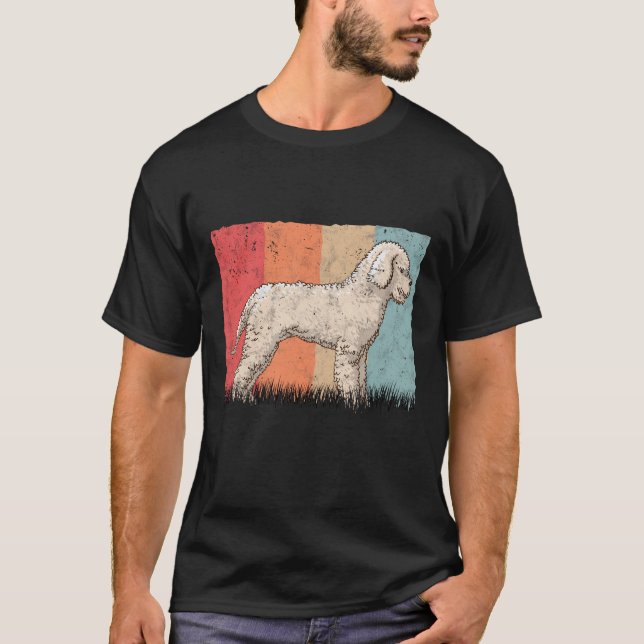 T-shirt Lagotto Romagnolo Vintage Lagotti Retro (Devant)