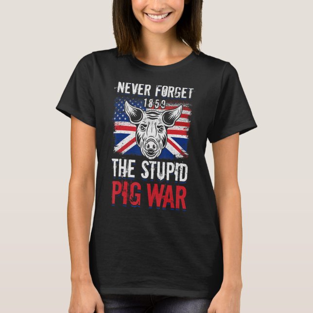 T-shirt L'Agriculteur De Cochons N'Oublie Jamais La Stupid (Devant)