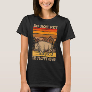 T-shirt L'Agriculteur De Vaches Ne Pet Pas Les Vaches Fluf