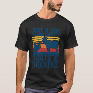 T-shirt L'Agriculture Des Chemises Juste Une Fille Qui Aim