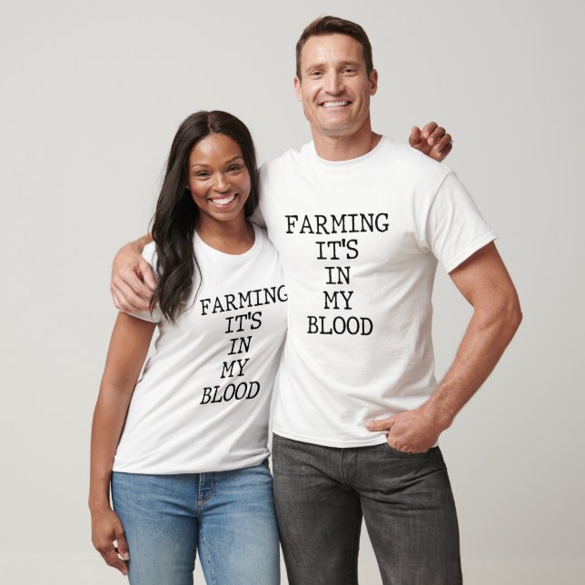 T-shirt L'agriculture est dans mon sang (Unisexe)