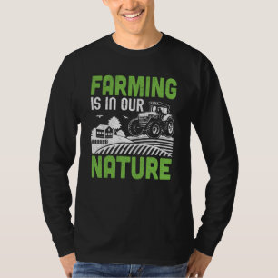 T-shirt L'agriculture est dans notre nature