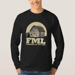 T-shirt L'Agriculture Fml Est Mon Vie Agriculteur Humour R