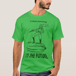 T-shirt L'Agriculture Urbaine Son Avenir (Vert)