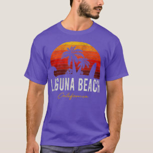 T-shirt Laguna Beach California Palms Surf de vacances Sun