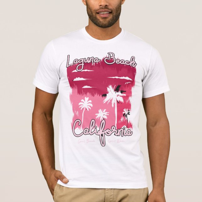 T-shirt Laguna Beach California T Shirt (Devant)
