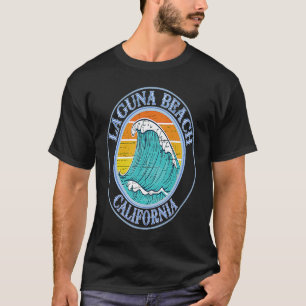 T-shirt Laguna Beach California Waves