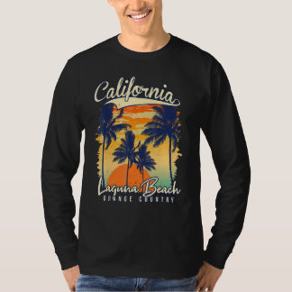 T-shirt Laguna Beach Californie Orange Comté Laguna Bea