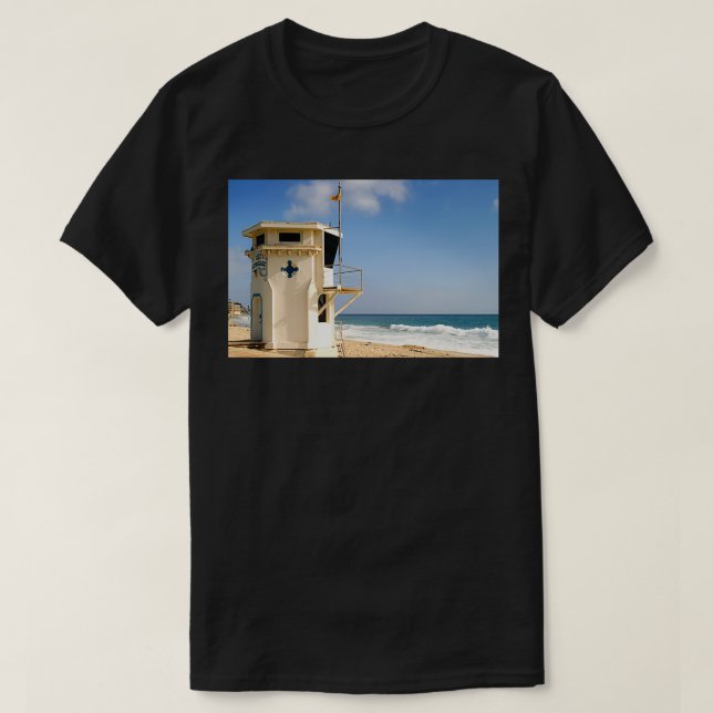 T-shirt Laguna Beach Lifeguard Tower (Design devant)