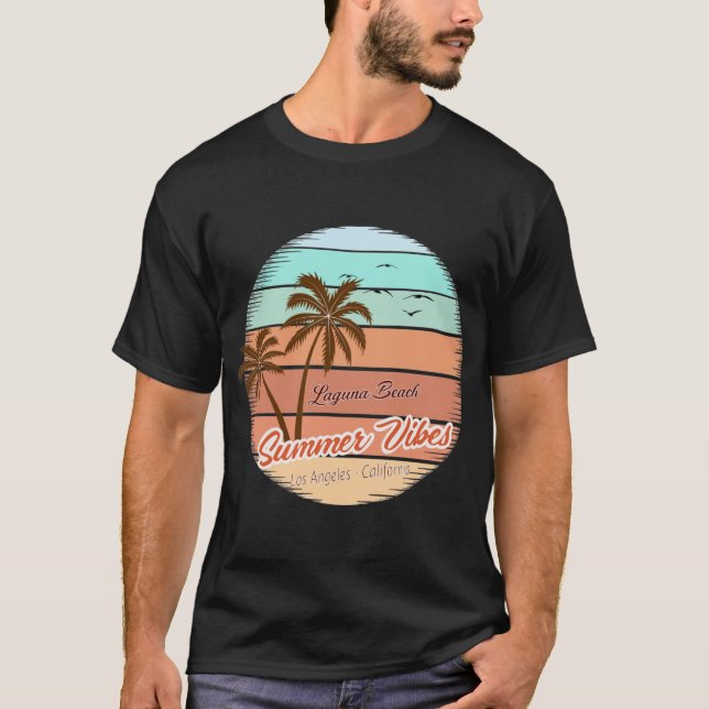 T-shirt Laguna Beach Summer Vibes (Devant)