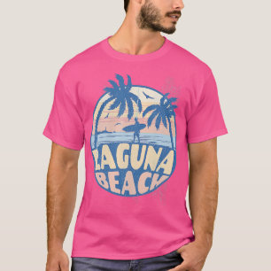 T-shirt Laguna California Beach Surf Vacances été Vinta