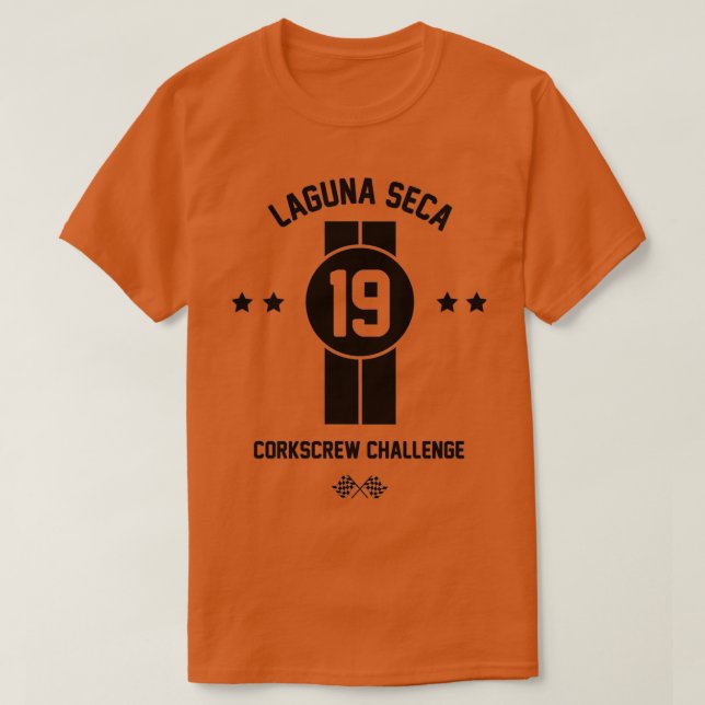 T-shirt Laguna Seca Black (Design devant)