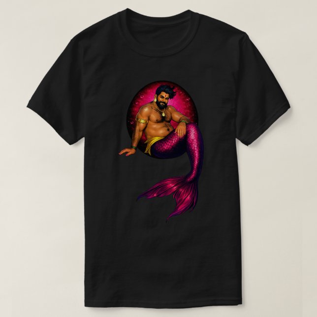 T-shirt Lagune Merbear - Arjun Samudra (Design devant)