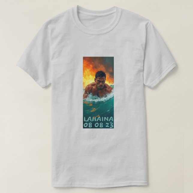T-shirt Lahaina rend hommage (Design devant)
