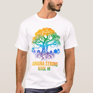 T-shirt Lahaina Strong Maui Hawaii Vieux Banyan Arbre sauv