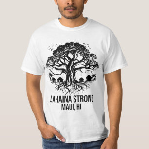 T-shirt Lahaina Strong Maui Hawaii Vieux Banyan Tree