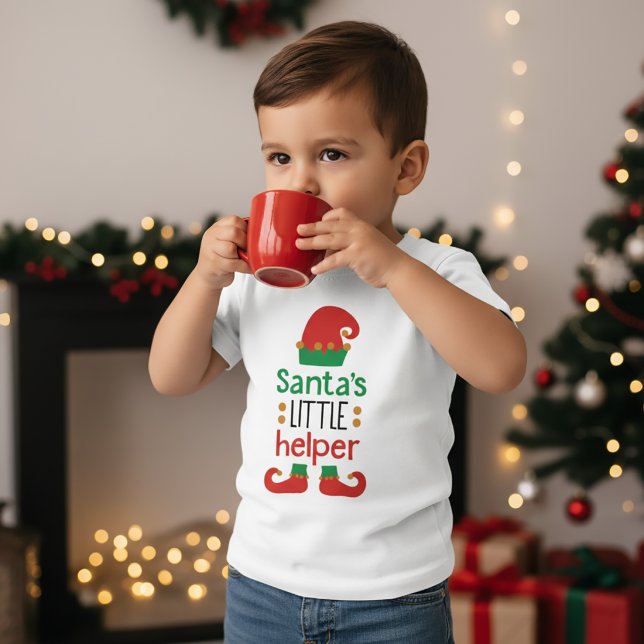 T-shirt L'aide de Noël du Père Noël (Créateur téléchargé)