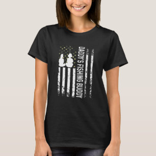 T-shirt L'aide de papa pour la pêche aux enfants Jeune pêc