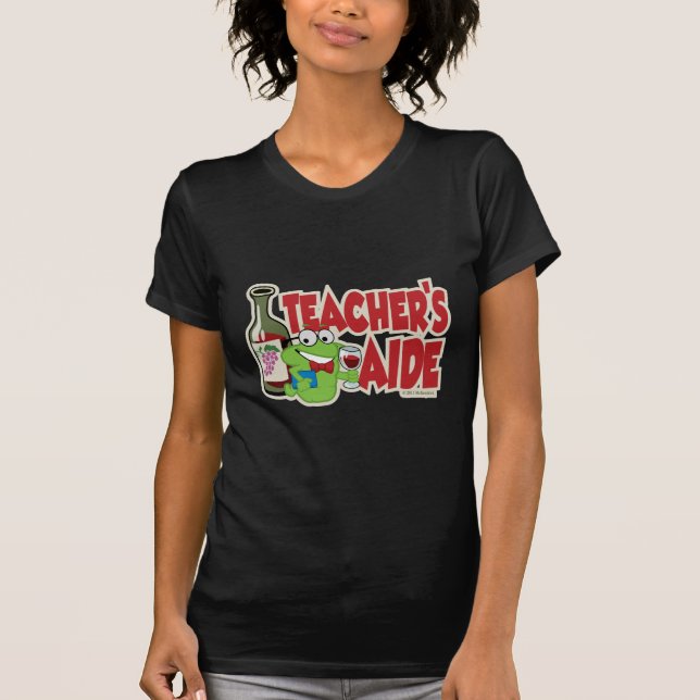T-shirt L'aide du professeur (vin) (Devant)