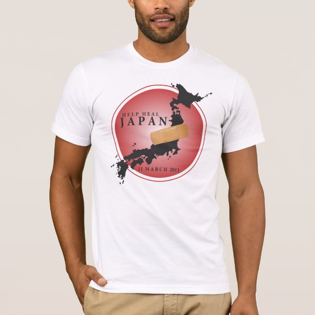 T-SHIRT L'AIDE GUÉRISSENT LE JAPON #4 (Devant)