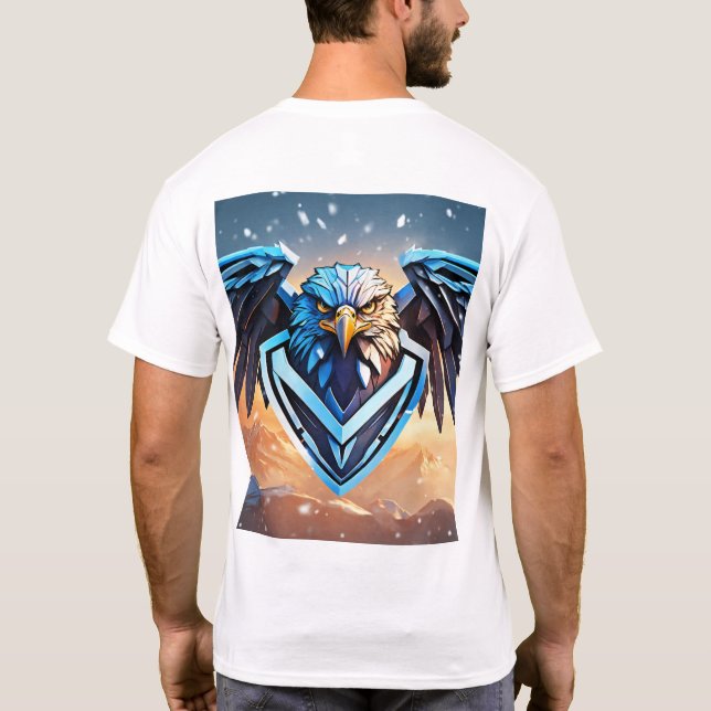 T-shirt L'aigle est un symbole de courage (Dos)
