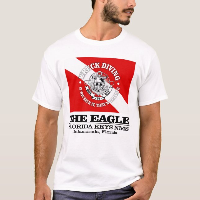 T-shirt L'aigle (les meilleures épaves) (Devant)