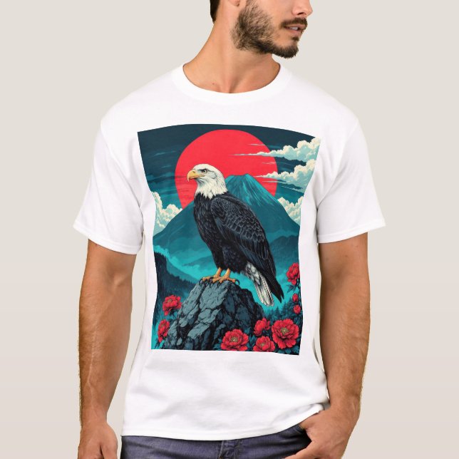 T-shirt L'Aigle sur la montagne (Devant)