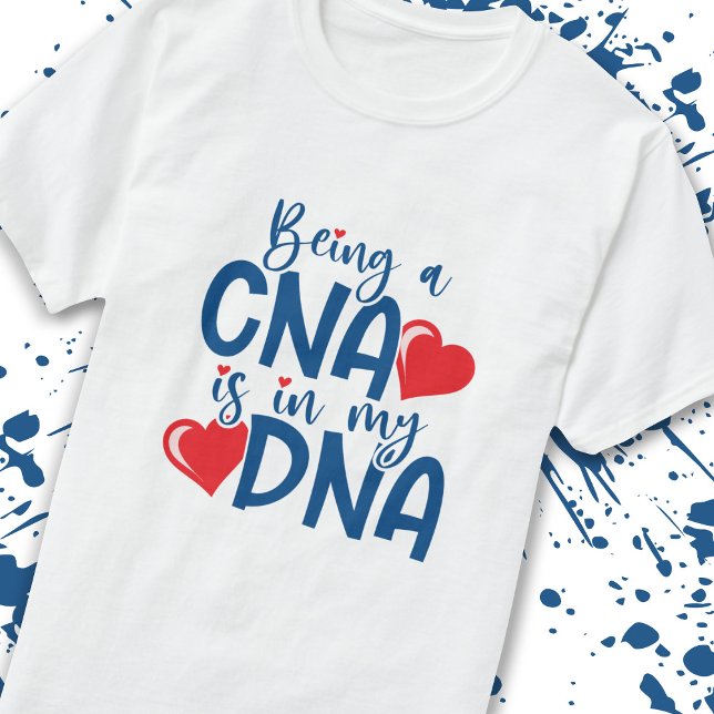 T-shirt L'AIIC est dans mon ADN - Adjointe en soins infirm (Créateur téléchargé)