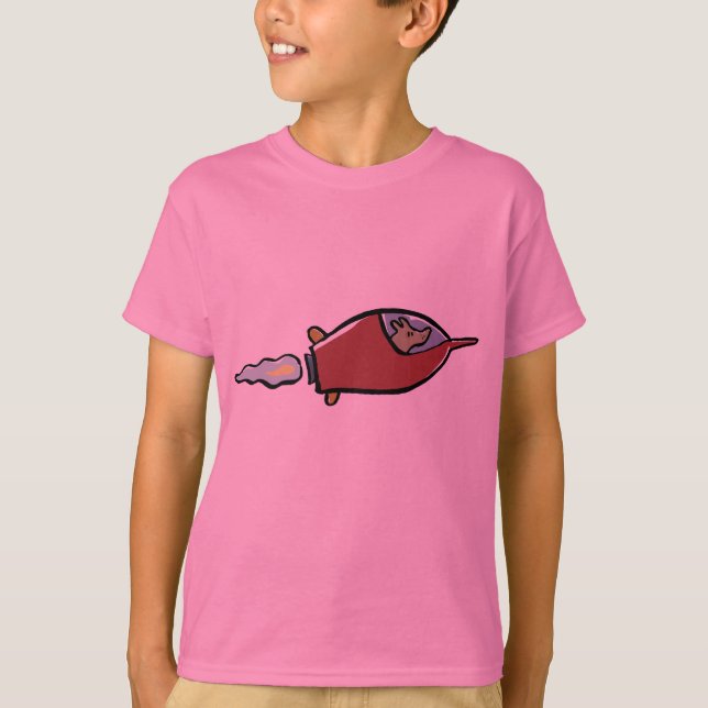 T-shirt laika le spacedog (Devant)