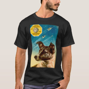 T-shirt Laika Le Spoutnik 2 Russe Space Dog