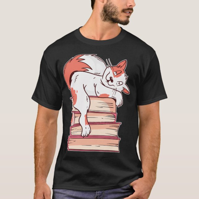 T-shirt Laine avec aiguilles. (Devant)