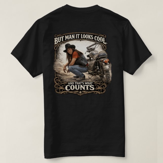 T-shirt « L'air cool compte » (Design dos)